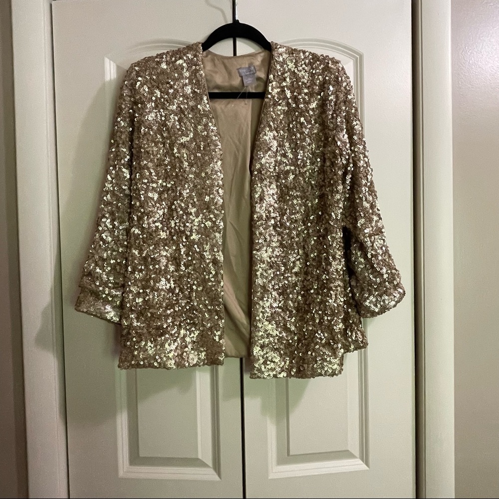 Chico’s Sequined Jacket - image 4